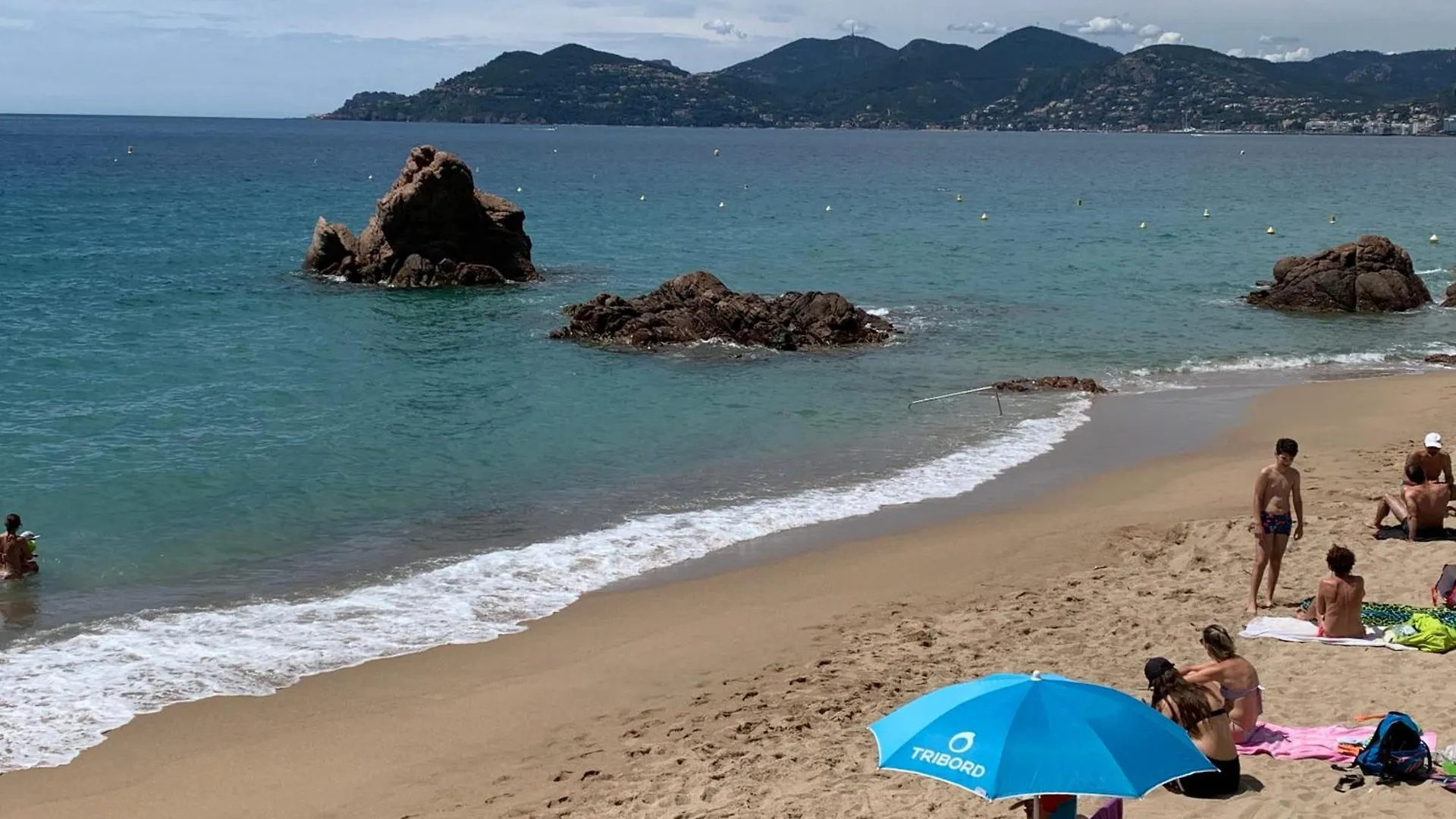 Le Palm Azur - Vue Mer Sur Les Iles De Lerins 칸느