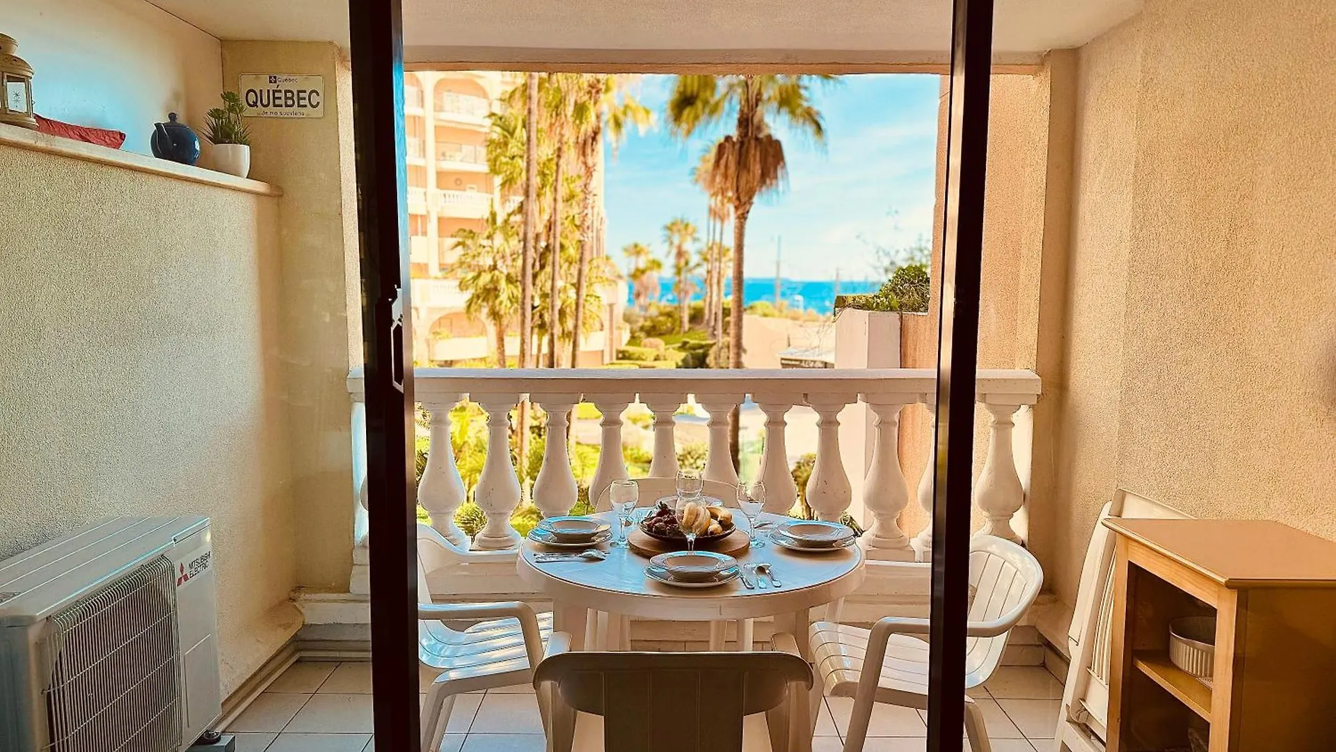 Le Palm Azur - Vue Mer Sur Les Iles De Lerins 칸느